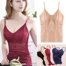 Solid Lace Bra Padded Wire Free Bra Can Be Worn Outside Floral Openwork Non-adjusted Straps Vest One Size Bras Hot Hot 2024 - buy cheap