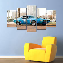 Modular Pictures Wall Art HD Prints 5 Pieces Dodge Challanger Muscle Car Canvas Painting Home Bedside Decor Poster 2024 - buy cheap