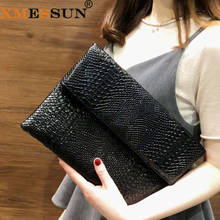 XMESSUN Black Snake Pattern Clutch Crossbody Bags for Women Pouch 2022 New Trendy Shoulder Handbags and Purses Lady Party Bag 2024 - buy cheap