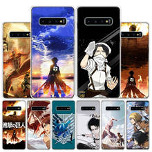 Funda de teléfono de Anime de ataque a los Titanes, para Samsung Galaxy A51, A71, A70, A50, A40, A30, A20E, A10S, A41, A21, A01, A6, A7, A8, A9 Plus 2024 - compra barato