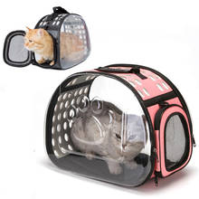 Cat Carrier Bag Cat Cage Transport Backpack Dog Cat Bag Travel Pet Portable Breathable Carrier Transparent Backpack For Cats Pet 2024 - buy cheap