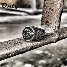 Stainless Steel vintage Nordic wolf hammer of Thor Norse Viking Ring retro punk jewelry man Love Jewelry Gift Wholesale OSR490 2024 - buy cheap