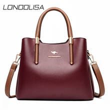 3 Layers Handbags High Quality Leather Crossbody Hand Bags for Women 2021 Feamle Casual tote bag Luxury Brand Sac A Main Femme 2024 - buy cheap