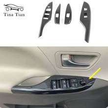 Fit For Toyota Sienna 2015 2016 2017 2018 2019 2020 Accessories  Carbon fiber color Door Handle Bowl Frame Decorator Cover 2024 - buy cheap