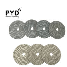 Flexible Diamond Wet Polishing Pad 4 inch (100 mm) Granite Polishing Tool Stone Polishing Wheel Sander Polish Pad 7 Pcs/lot 2024 - buy cheap