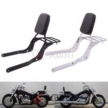 Motorcycle Backrest Sissy Bar Luggage Rack For Honda Shadow Aero 750 VT750 VT750C 2004 2005 2006 2007 2008 2009 2010 2011 2012 2024 - buy cheap