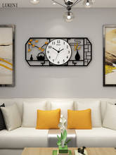 Reloj de pared chino para sala de estar, reloj de moda de hogar, personalidad creativa, de cuarzo decorativo de estilo chino, nuevo 2024 - compra barato