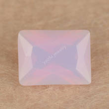 Piedra sintética para fabricación de joyas, Nano gemas de cuentas de Color rosa Ópalo, forma de Baguette rectangular, 1,5x3 ~ 8x10mm, 5A, venta al por mayor 2024 - compra barato