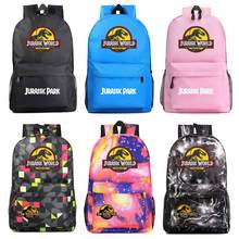 2019 New  Jurassic Park Dinosaur Boy Girl School bag Women Bagpack Teenagers Schoolbags Men Children Student Backpack 2024 - buy cheap