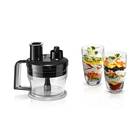Hand blender Bosch MS8CM6190 blenders for home electric compact with bowl with chopper electric, Hand blenders, plug without earthing, 1 x universal chopper - photo 2026 Hand blender Bosch MS8CM6190 blenders for home electric compact with bowl with chopper electric, Hand blenders, plug without earthing, 1 x universal chopper - photo 2026