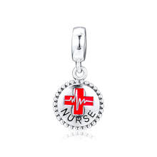 Fits Europe Bracelet 925 Sterling Silver Medical, Doctor, Nurse Dangle Charms Metal Beads for Jewelry Making Kralen 2024 - buy cheap