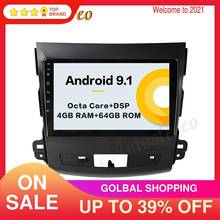 4G DSP Android 9.1 Car GPS Navigation Multimedia Player For Auto Mitsubishi Outlander 2006-2012 Radio Tape Recorder Headunit IPS 2024 - buy cheap