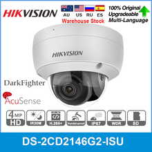 Hikvision-câmera de vigilância interna para microfone e entrada sd, original, 4mp, h.265 + wdr, 1/2.7coms, ir30m, ip67, ik10, poe, dome, ip. 2024 - compre barato