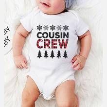 Newborn baby boy clothes Printing Cousin Crew Jumpsuits for Newborn Children Jumpsuit Clothing for Babies Toddler romper 2024 - buy cheap