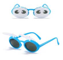 ZAOLIHU Cute Bear Design Boy Sunglasses Round Small Flip Sun Glasses Luxury Kids Eyeglasses Colorful Summer Eyewear Girl Glasses 2024 - buy cheap