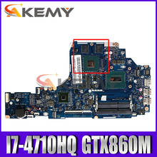 Laptop motherboard Para LENOVO Ideapad Y70-70 I7-4710HQ Mainboard ZIVY2 LA-B111P 5B20G59761 SR1PX N15P-GX-A2 2024 - compre barato
