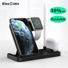 Wireless Station for iPhone iWatch Airpods Apple Pencil,4 in 1 Fast QI Charger Charging Dock For All QI Enabled Phones Charge 2024 - buy cheap