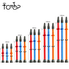 Válvula de neumático sin cámara para bicicleta de carretera, herramienta de aleación de latón o aleación de 40/60/80/100/120mm, ZK20 2024 - compra barato