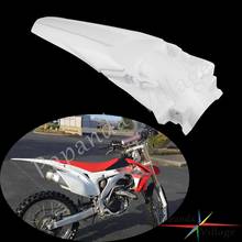 Motorcycle Off Road Enduro Mudguard Dirt Bike Motocross Plastic White Rear Fender For Honda CRF250R 2014-2017 CRF450R 2013-2016 2024 - buy cheap