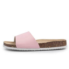 Hot sale 2020 New Fashion Summer Cork Slipper Flat Sandals Women Casual Beach Mixed Color Flip Flops Slides Shoe Flat With 35-43 2024 - buy cheap