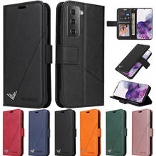 For Samsung Galaxy S21 Case Wallet Cover S 21 s21 SM-G991B Coque SamsungS21 Case SM-G990F Galaxys21 Magnetic Flip Leather Bag 2024 - buy cheap