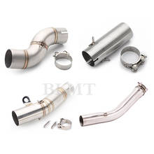 For Yamaha YZF R6 Motorcycle exhaust mid pipe R6 link pipe Exhaust link middle Pipe Connector 1998- 2017 2018 2019 years 2024 - buy cheap