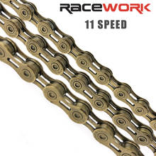 X11SL 11 Speed 116L Bike Chain RACEWORK MTB Road Bicycle Full Hollow Ultralight Chain 247g With Magic Buckle 2024 - buy cheap