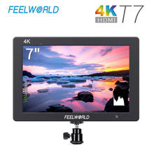 7-дюймовый IPS 1920x1200 HDMI полевой монитор Feelworld T7 для камеры с поддержкой 4K входной выходной видеомонитор 2024 - купить недорого