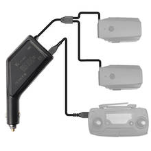 Mavic pro charger 3-in-1 Dual Battery Charger With USB Car Charger Remote Charger for DJI MAVIC PRO Drone Battery Charger 2024 - buy cheap