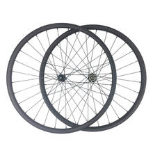 LIENGU 1180g 29er MTB XC tubeless clincher 28mm asymmetric carbon wheels Novatec 6 bolts straight pull hookless disc wheelset 2024 - buy cheap