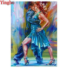 Bordado de diamantes completo de amantes del tango, pintura de diamantes 5d, punto de cruz, bricolaje, iconos de diamantes de imitación, decoraciones para el hogar, regalo de mosaico 2024 - compra barato