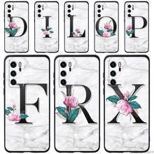 Fundas para Huawei P20/P20 Pro/P30/P30 Pro/P30 LITE/ P40/P40 Pro iniciales nombre funda protectora de silicona suave 2024 - compra barato