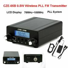 Transmisor estéreo inalámbrico por Bluetooth, CZE-05B de música, 0,5 W, PLL, FM, 76MHz ~ 108MHz, antena para transmisión en casa, transmisor LCD 2024 - compra barato