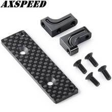 AXSPEED-Servo de aluminio de fibra de carbono, soporte fijo para SCX10-AXI03004 Axial 1:10, accesorios de actualización 2024 - compra barato