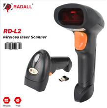 RADALL RD-L2 Bluetooth Wireless Laser Barcode Scanner Handheld Portable Bar Code Reader Support for Win/Mac POS Inventory 2024 - buy cheap