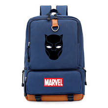 MARVEL Superhero Black Panther School Bags Nylon Large Capacity Student Backpack Boy Nylon Material Escolar Mochila Laptop Bag 2024 - buy cheap