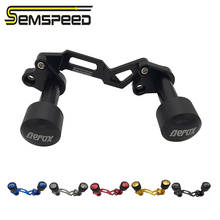 Semspeed motocicleta cnc aerox 155 garfo dianteiro roda quadro sliders bater protector para yamaha aerox155 nvx155 150 125 2015-2020 2024 - compre barato