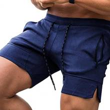 Shorts Zipper Pockets Drawstring Closure Men Mid Rise Sport Shorts for Jogging Shorts 2024 - buy cheap