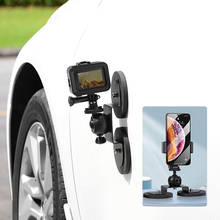 Suporte de câmera de ação para celular, ventosa para teto de carro, montagem de cabine, veículo de movimento, suspensão, suporte para gopro, sony 2024 - compre barato