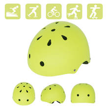 Однотонный велосипедный шлем для маленьких детей, вентилируемый и Регулируемый шлем для малышей, спортивное оборудование для защиты головы скейтборда 2024 - купить недорого