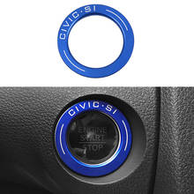Car Start Stop Engine Push Button Frame Key Ring Trim Cover Sticker for Honda CIVIC 2016 2017 2018 2019 2020 20201 Accessories 2024 - buy cheap