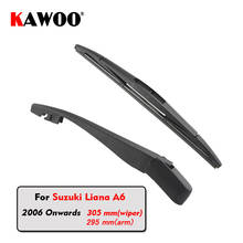 Coche KAWOO limpiaparabrisas trasero hojas de ventana trasera limpiaparabrisas brazo para Suzuki Liana A6 Hatchback (a partir de 2006) 305mm Auto parabrisas hoja 2024 - compra barato
