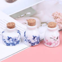 DIY Nail Art Tools Peony/Magpie Mini Ceramic Glass Dappen Dish Bowl Cup With Wood Lid Acrylic Liquid Glitter Powder Bottle 2024 - buy cheap