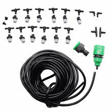 Mist Irrigation System Garden Watering Accessories Mist Cooling System with 33ft Hose Quick Adapter 12pcs Misters 12pcs Tee 2024 - buy cheap