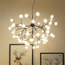 Modern Chandelier Lighting Firefly Tree Branch Leaf Ceiling Chandeliers With G4 Led Bulbs For Livingroom Nordic Design Lustre 2024 - buy cheap