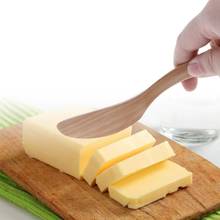 Madeira manteiga creme faca de madeira espátula spreader raspador servindo utensílios de mesa jantar 2024 - compre barato