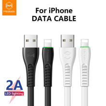 Mcdodo usb cable for iphone cable Xs max Xr X 8 7 6s plus ipad mini 2A fast charging phone charger LED lighting USB data cord 2024 - buy cheap