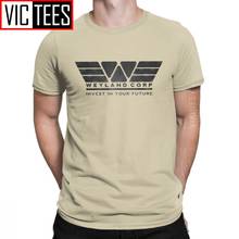 Camiseta masculina estrangeiro weyland yutani corp corporation divertimento algodão tshirt o pescoço roupas de grandes dimensões streetwear 2024 - compre barato