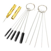 11pcs Airbrush Spray Gun Nozzle Cleaning Repair Tool Kit Needle & Brush Set 2024 - buy cheap