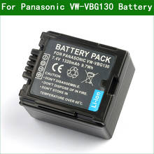 LANFULANG Батарея для цифрового фотоаппарата Panasonic VW-VBG130 и Panasonic VW-VBG6 HDC-SD1 HDC-MDH1 HDC-SDT750 HDC-SD3 HDC-SD5 2024 - купить недорого